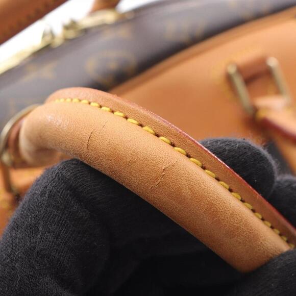 LOUIS VUITTON Brown Monogram Leather Deauville Bag - Picture 6 of 13